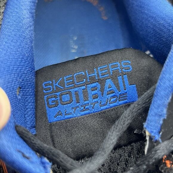 Skechers Go Run Trail Altitude Men 9.5 Black/Orange Hiking Shoe Water Repellent - Picture 13 of 13